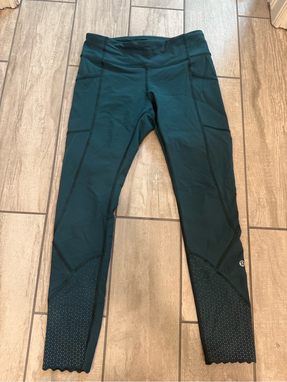 Lululemon Teal High-Rise Athletic Leggings